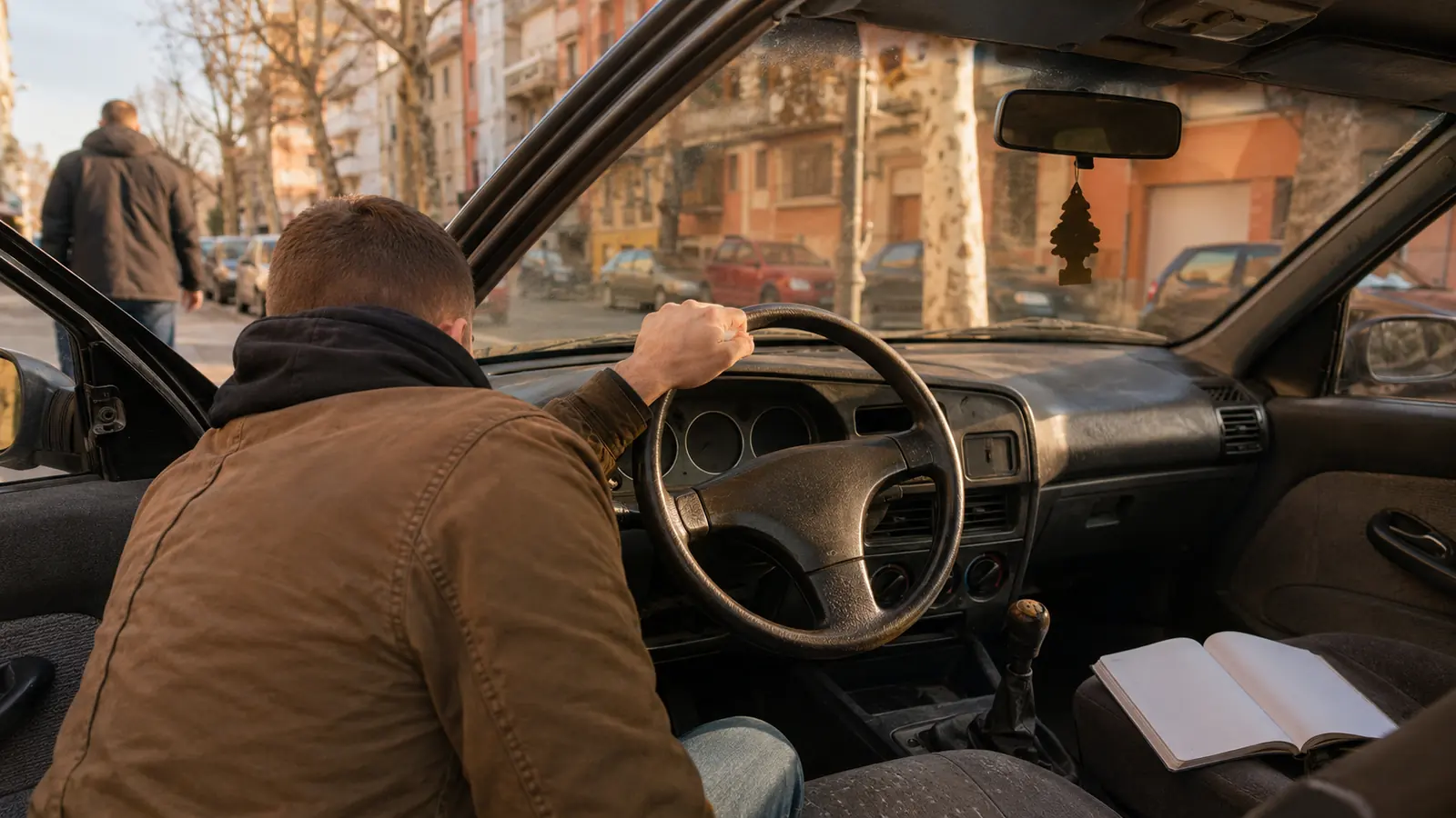 Оглед на купето на употребяван автомобил по обява на улица в Белград